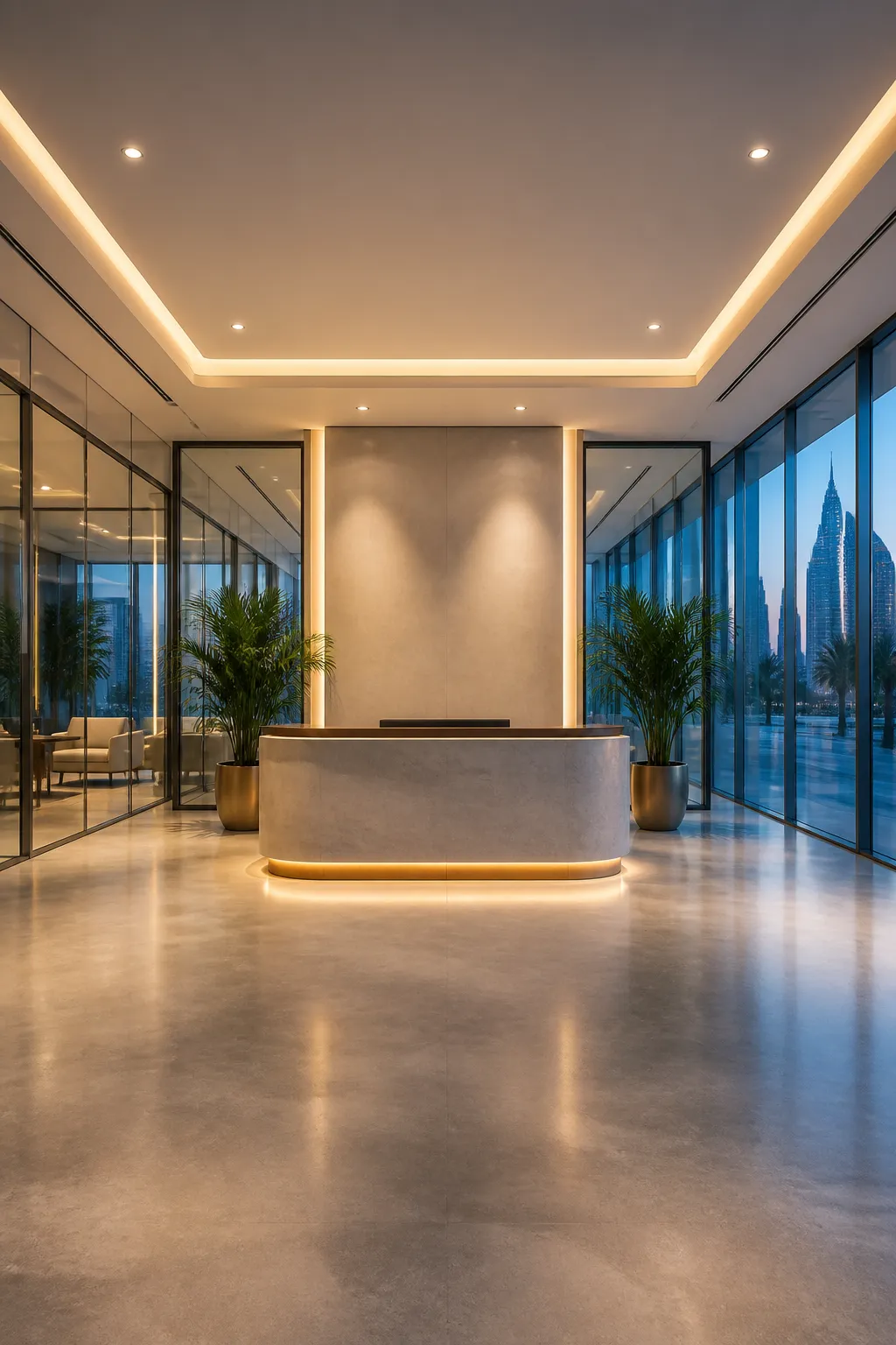 Modern UAE office building representing businesses served by ConnectWise UAE
